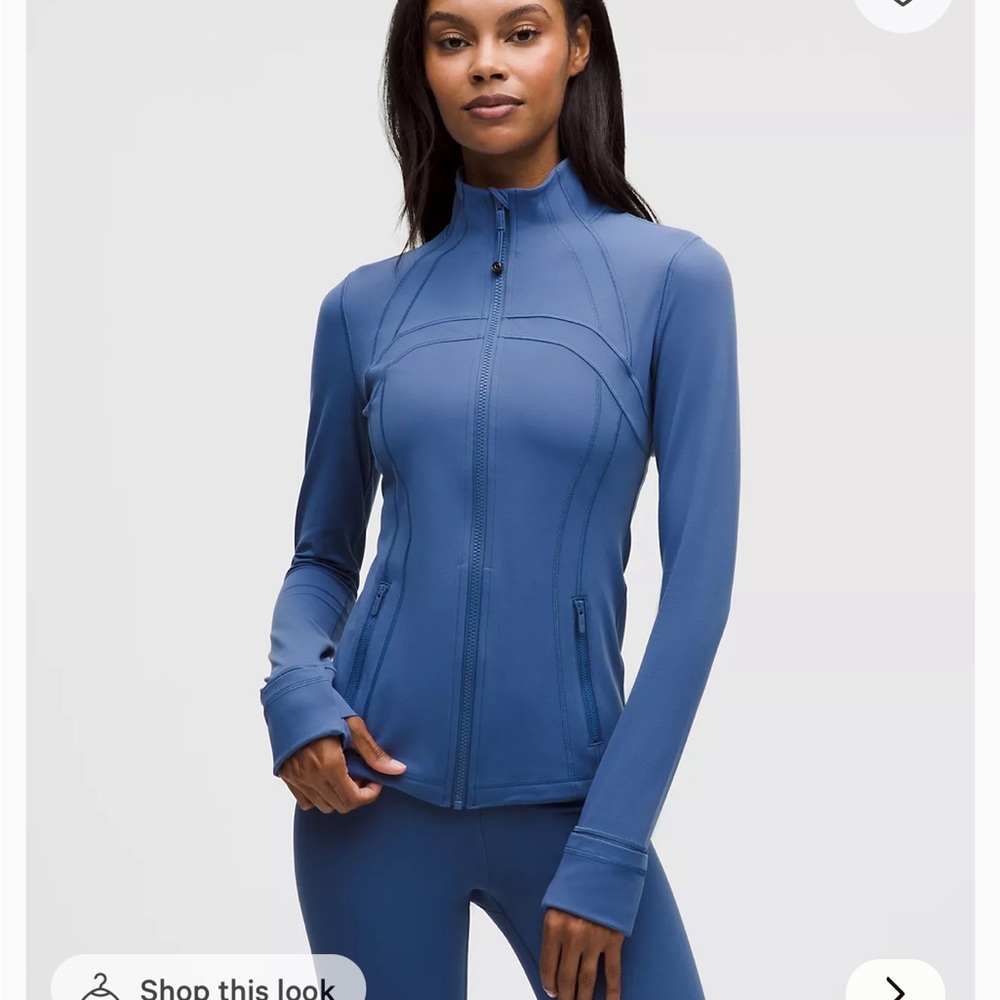 Lululemon Blue zip up Jacket